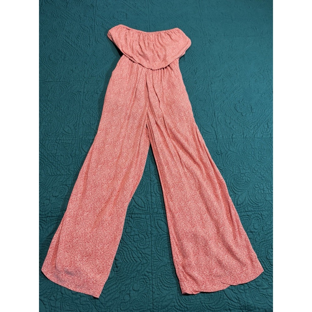 Abercrombie & Fitch Boho Coastal Strapless Floral Jumpsuit Romper Size XS
